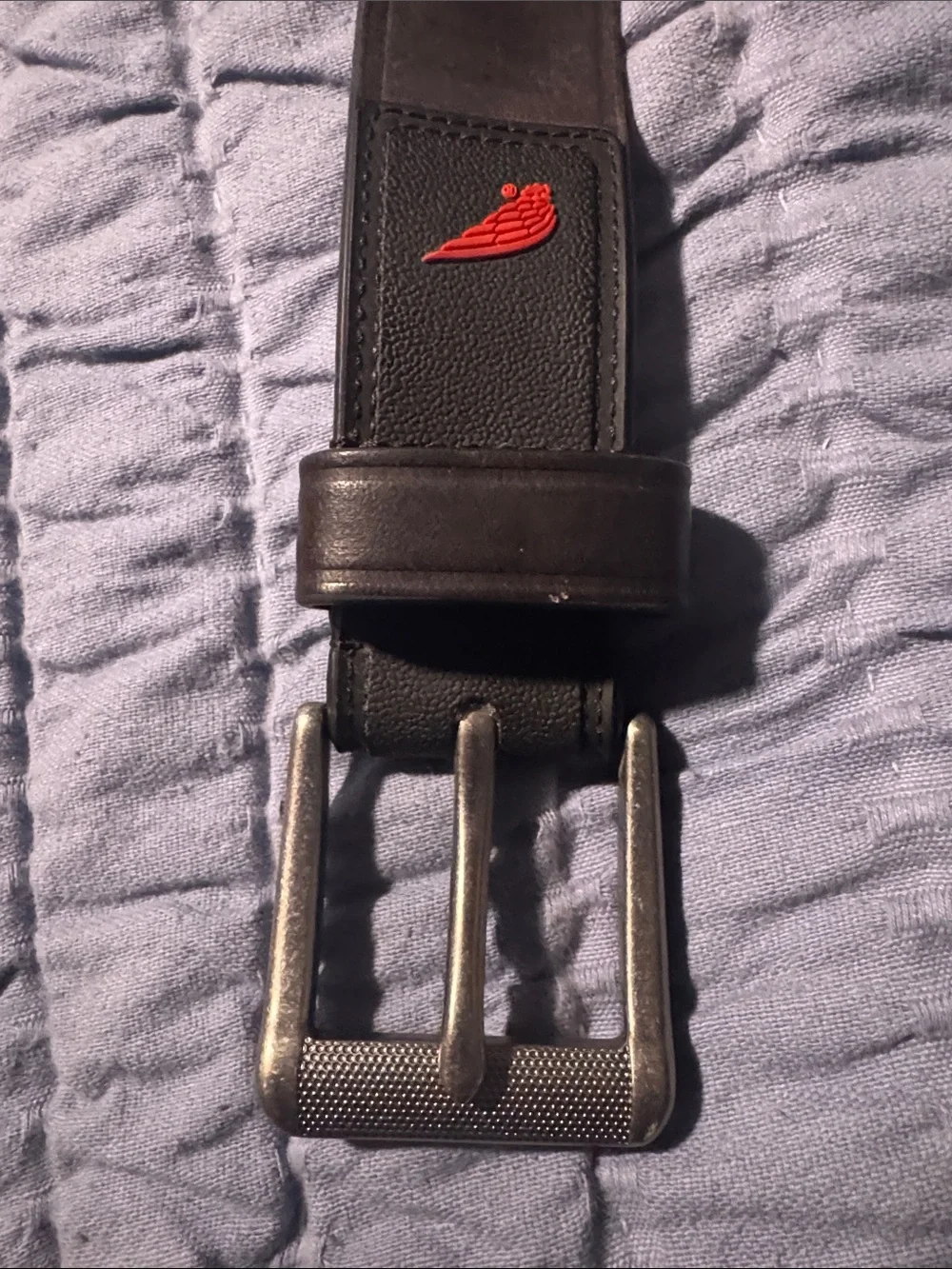 Men's Red Wing Black Leather Belt Sz 38
